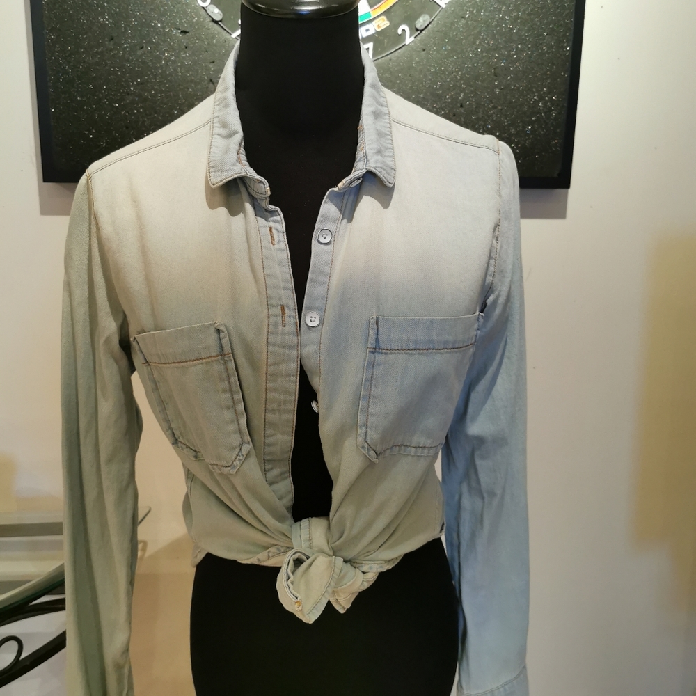 BDG soft cotton fading  button up shirt